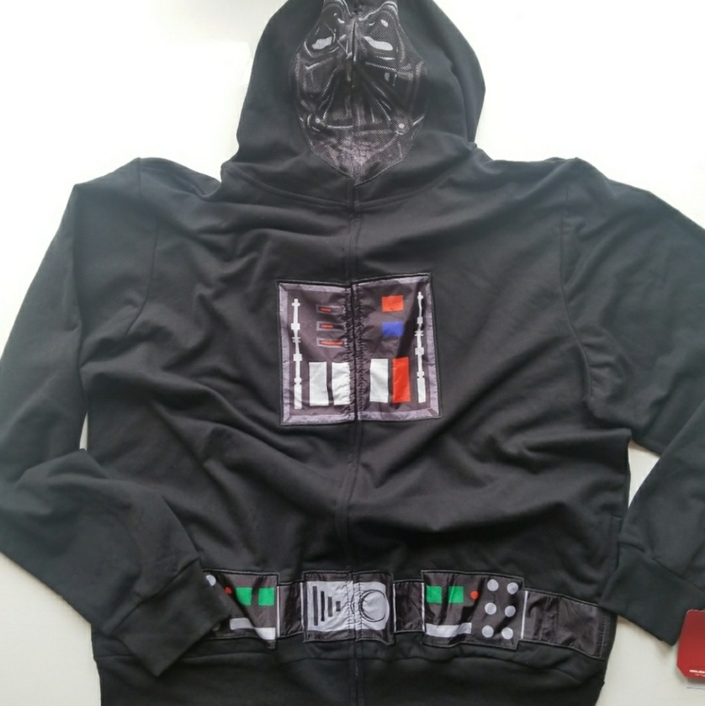 new Star Wars Face Mask Darth Vader Full Zip Hoody